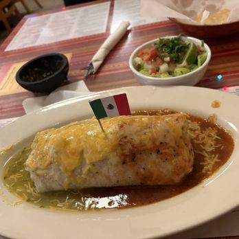 Los Chaparros Mexican Restaurant signature dishes Super Chaparros BurritoLC Fiesta BurritoTexas Burrito